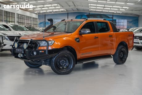 Orange 2018 Ford Ranger Dual Cab Pick-up Wildtrak 3.2 (4X4) (5 Yr)