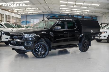 Black 2021 Ford Ranger Double Cab Pick Up Wildtrak 2.0 (4X4)