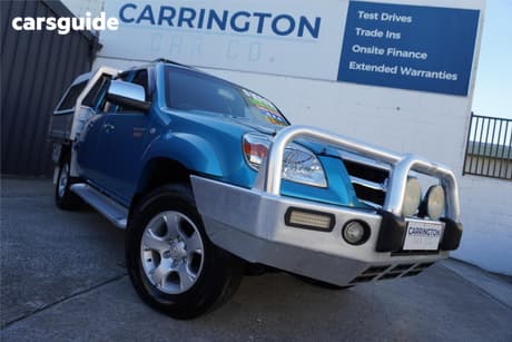 Blue 2009 Mazda BT-50 Dual Cab Pick-up B3000 Sdx (4X4)
