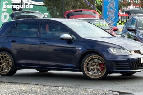 Blue 2016 Volkswagen Golf Hatchback Gti Performance