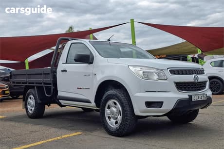 White 2012 Holden Colorado Cab Chassis Dx (4X4)