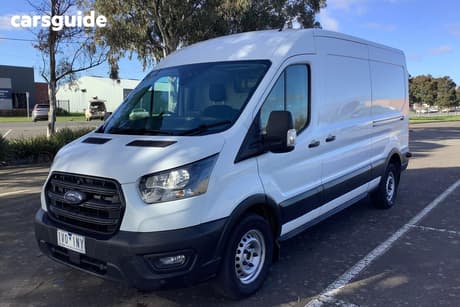 White 2021 Ford Transit Van 350L Lwb (Rwd) Srw