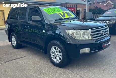 Black 2008 Toyota Landcruiser Wagon Sahara (4X4)