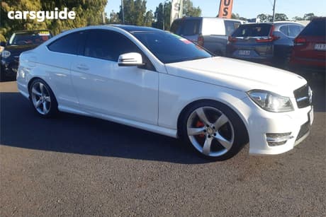 White 2014 Mercedes-Benz C250 Coupe