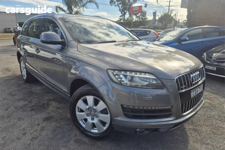 Grey 2013 Audi Q7 Wagon 3.0 Tdi Quattro