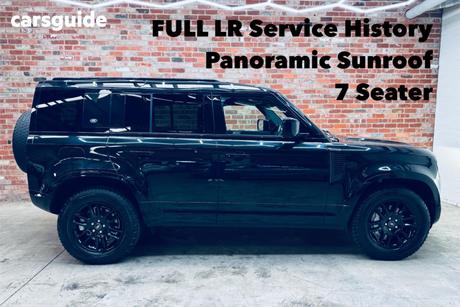 Black 2022 Land Rover Defender Wagon 110 P400 X-Dynamic Hse (294Kw)