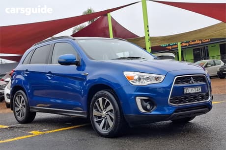 Blue 2015 Mitsubishi ASX Wagon Xls (4Wd)