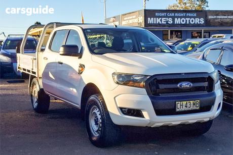 White 2015 Ford Ranger Crew Cab Pickup Xl 2.2 Hi-Rider (4X2)