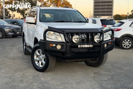 White 2009 Toyota Landcruiser Prado Wagon Gxl (4X4)