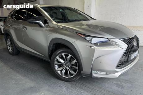Silver 2017 Lexus NX300H Wagon F Sport Hybrid (Awd)