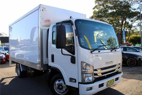 White 2018 Isuzu NPR Cab Chassis 45/55-155 (Mwb)