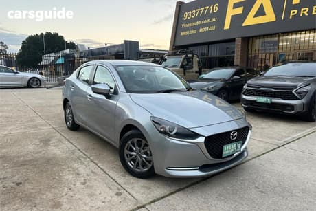 Silver 2020 Mazda 2 Sedan G15 Pure