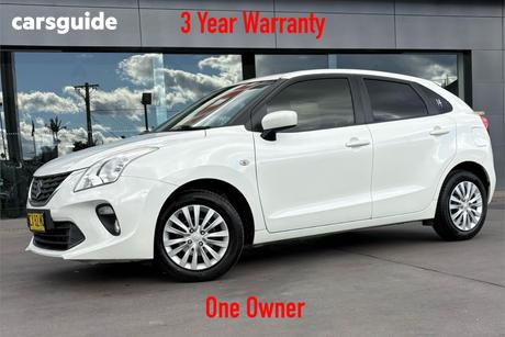 White 2020 Suzuki Baleno Hatchback Gl