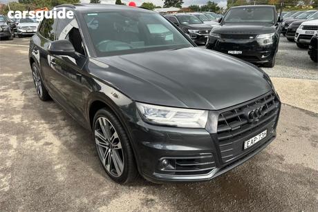 Grey 2018 Audi Q5 Wagon 3.0 Tdi Quattro Sport