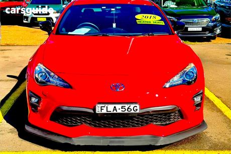 Red 2018 Toyota 86 Coupe Gts