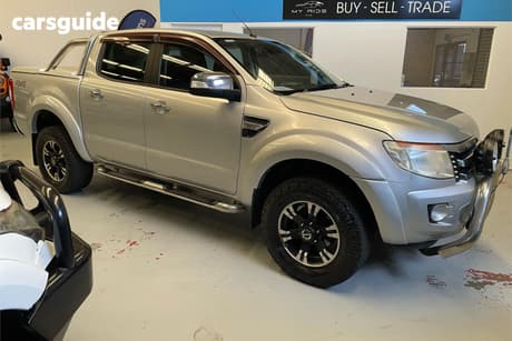 Silver 2012 Ford Ranger Dual Cab Utility Xlt 3.2 (4X4)
