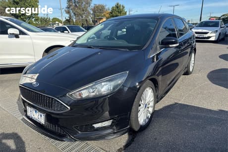 Black 2016 Ford Focus Hatchback Sport