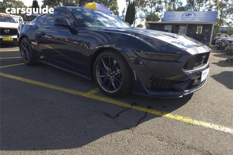 Blue 2024 Ford Mustang Fastback Dark Horse