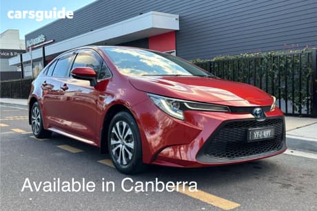 Orange 2020 Toyota Corolla Sedan Sx (Hybrid)