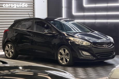 Black 2013 Hyundai I30 Hatchback Premium