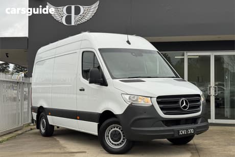 White 2024 Mercedes-Benz Sprinter Van 317Cdi Vs30 Mwb Rwd