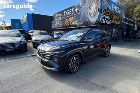 Black 2025 Hyundai Tucson Wagon Premium Hybrid (Awd)