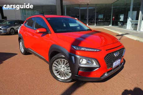 Orange 2018 Hyundai Kona Wagon Elite