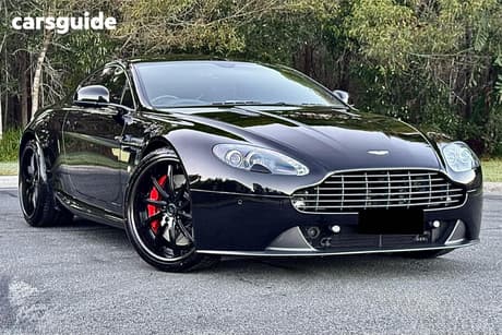 Black 2016 Aston Martin V8 Coupe Vantage