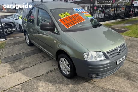 Green 2008 Volkswagen Caddy Van 1.9 Tdi