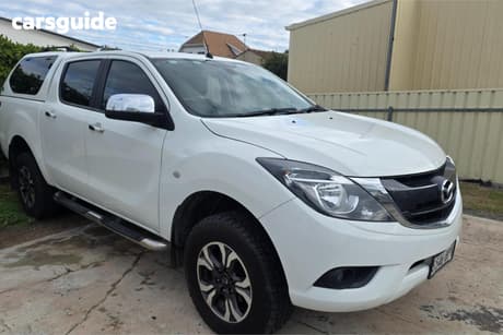 White 2017 Mazda BT-50 Dual Cab Utility Xtr (4X4)