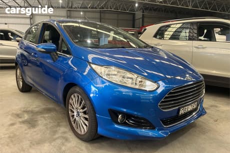 Blue 2015 Ford Fiesta Hatchback Sport