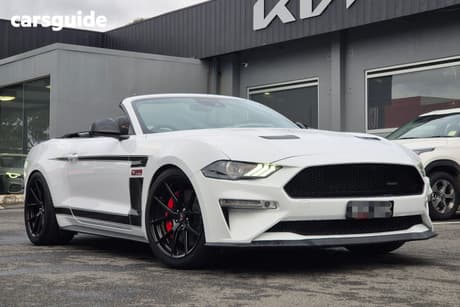 White 2021 Ford Mustang Convertible Gt 5.0 V8