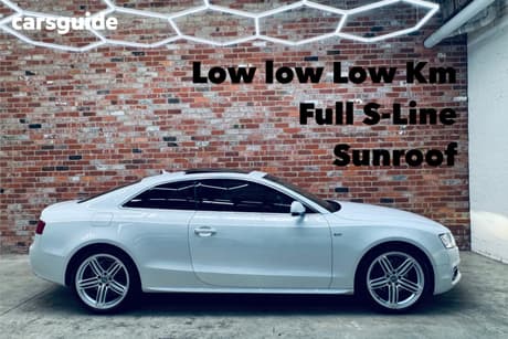 White 2012 Audi A5 Coupe 2.0 Tfsi Quattro