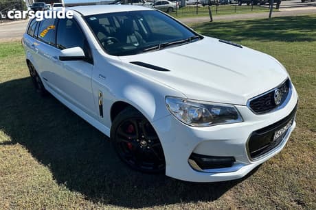 White 2015 Holden Commodore Sportswagon Ss-V Redline