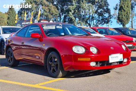 Red 1995 Toyota Celica Liftback Sx