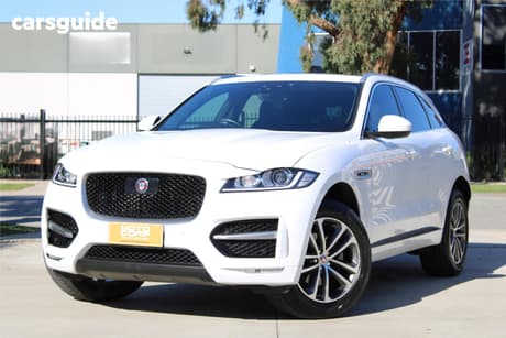 White 2018 Jaguar F-Pace Wagon 25T R-Sport Awd (184Kw)