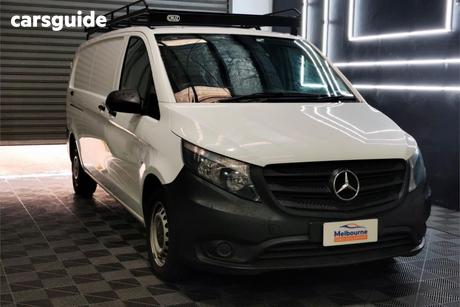 White 2019 Mercedes-Benz Vito Van 114 Cdi Lwb