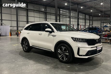 White 2021 Kia Sorento Wagon Sport+ 7 Seat