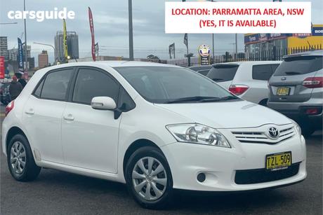 White 2011 Toyota Corolla Hatchback Ascent