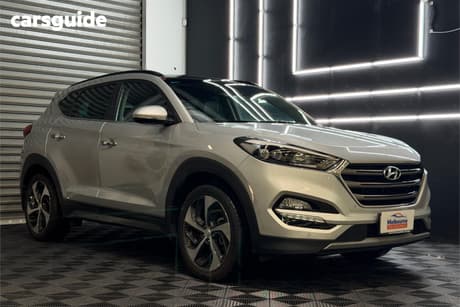 Silver 2016 Hyundai Tucson Wagon Highlander (Awd)