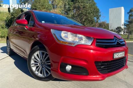 Red 2012 Citroen C4 Hatchback Seduction Vti