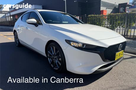 White 2019 Mazda 3 Hatchback G20 Evolve