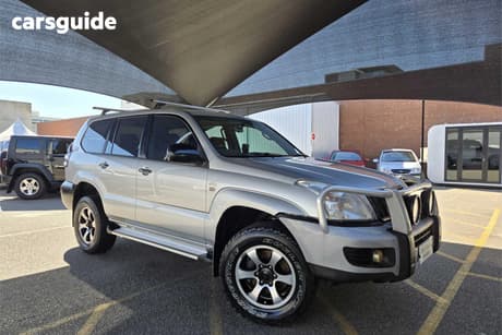 Silver 2008 Toyota Landcruiser Prado SUV STANDARD 4X4