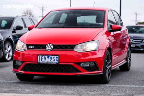 Red 2015 Volkswagen Polo Hatchback Gti