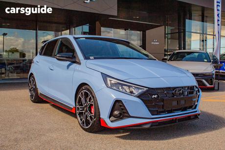 Blue 2026 Hyundai I20 Hatchback N