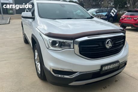 White 2018 Holden Acadia Wagon Lt (2Wd)