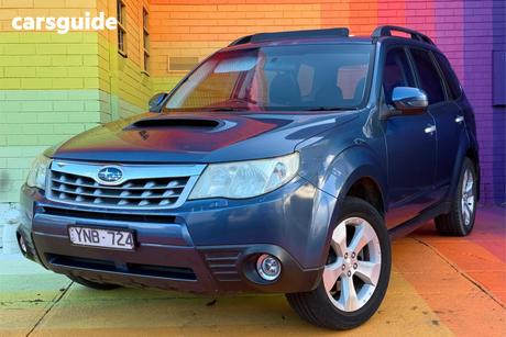 Blue 2012 Subaru Forester Wagon Xt Premium
