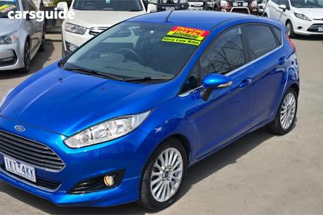 Blue 2017 Ford Fiesta Hatchback Sport