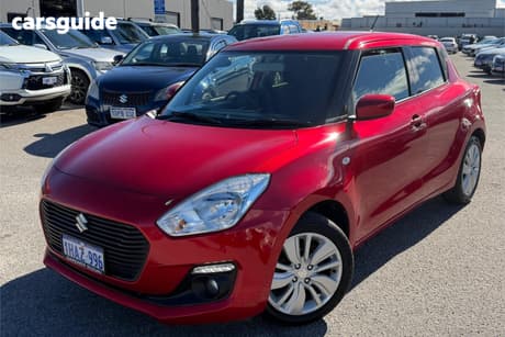 Red 2020 Suzuki Swift Hatchback Gl Navi