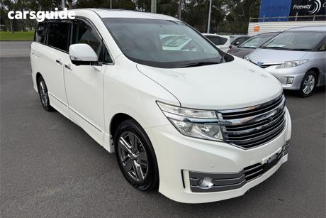 White 2010 Nissan Elgrand SUV RIDER